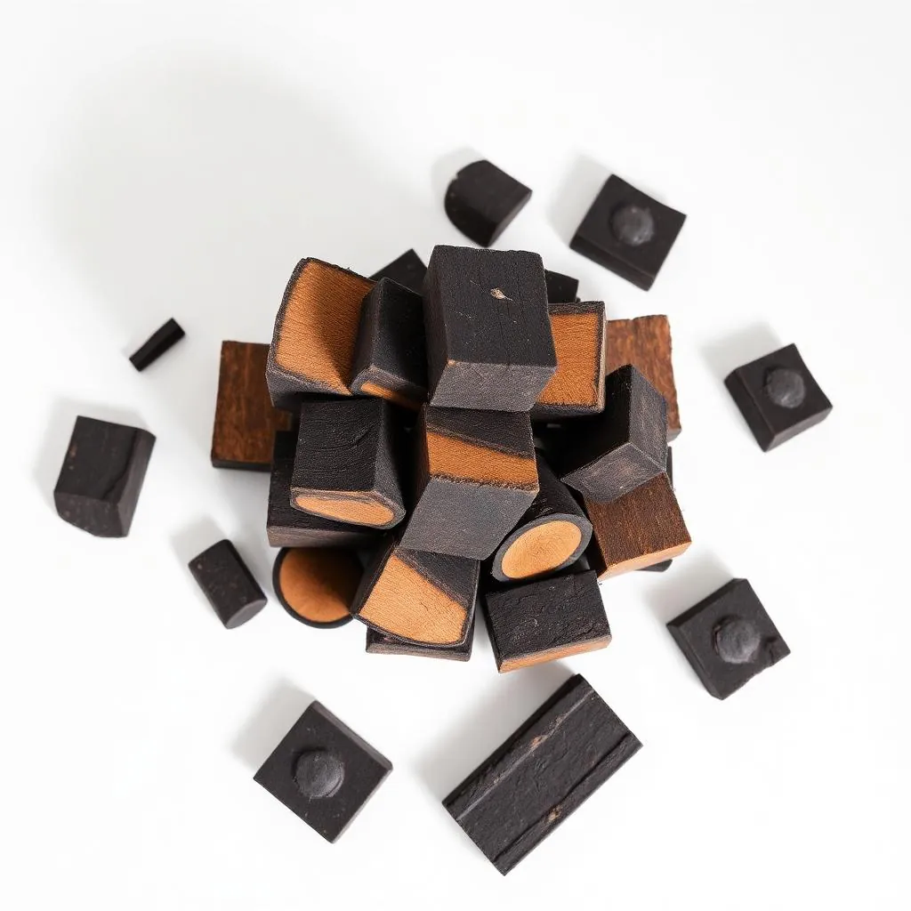 Premium FLAMORA hardwood charcoal lumps